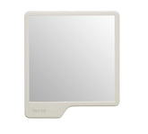 TOOLETRIES Oliver front view in sand showing compact mirror and clean finish benefit