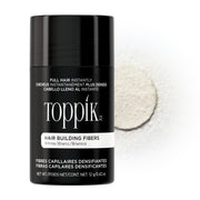 TOPPIK front packaging white 12g showing product and benefit of instant fullness