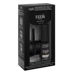 Toppik hairline optimizer close-up showing bristles for precise blending benefit