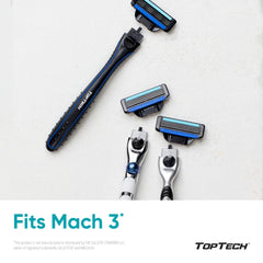 Toptech lubricating strip with aloe for smoother glide