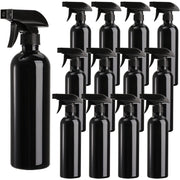 TOPZEA front view of 12-pack black bottles showing organized set and consistent finish