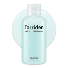 Torriden bottle front view showing clean design and product benefits