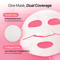 Torriden neck coverage demo highlighting full face and neck treatment