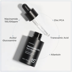 TOSOWOONG applying serum to cheek for targeted pore refinement