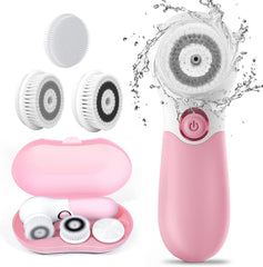 TOUCHBeauty front view with brush heads showing versatile cleaning