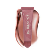 Tower 28 LipSoftie front packaging showing shade and glossy finish