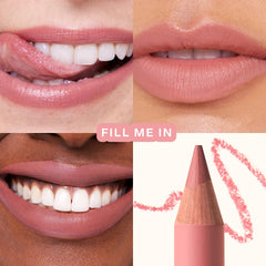 Tower 28 arm swatches of OneLiner rosy nude showing buildable pigment options