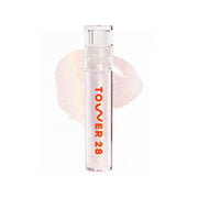 Tower 28 front packaging showing glossy tube and product benefit of clean formula