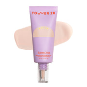 Tower 28 SunnyDays front packaging showing clean sunscreen branding and SPF benefit