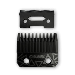 TPOB chunk blade front view showing overall shape and professional finish, improves fading control