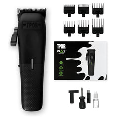 TPOB Mini Play front view showing compact black housing and ergonomic grip benefit portability