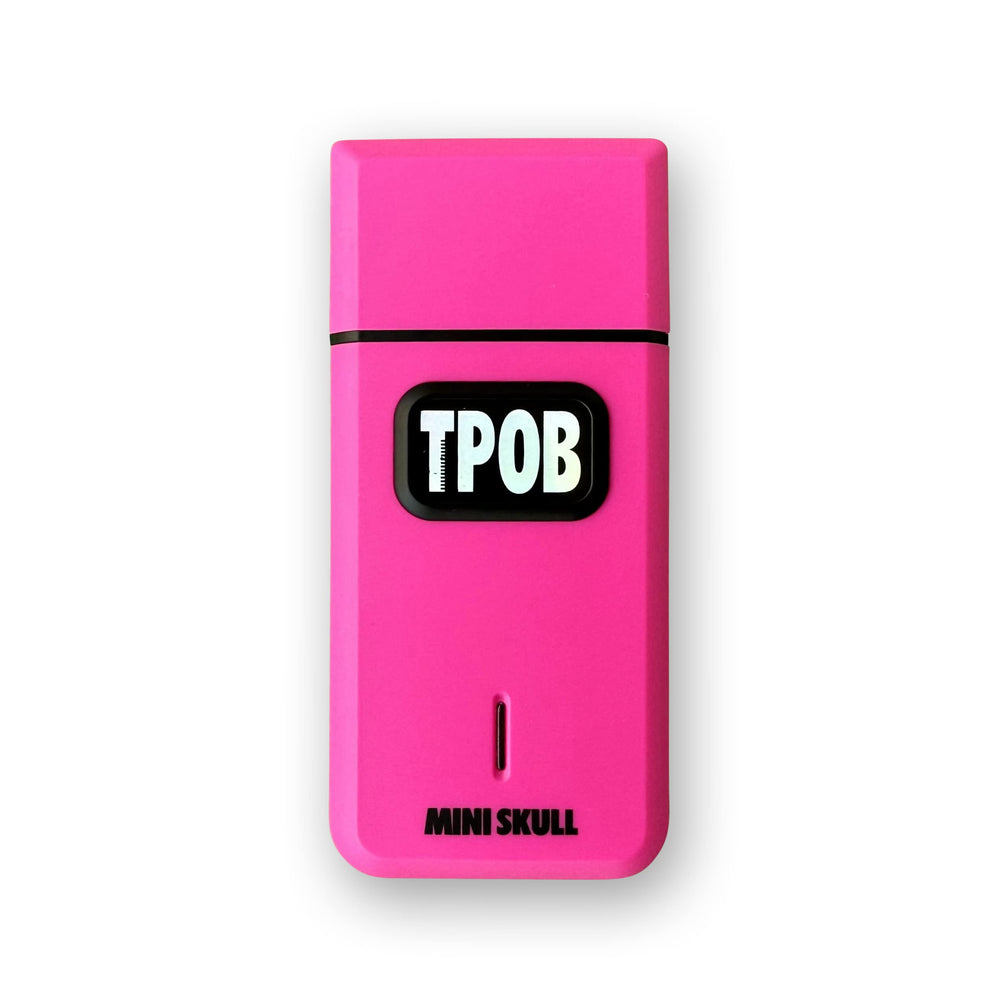 TPOB Mini Skull front view showing compact design and instant readiness