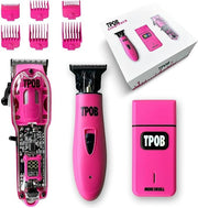 TPOB Slime 2 front kit view showing complete barber set and portability benefits