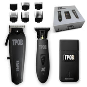 TPOB Slime 2 front view showing clipper and case for professional portability