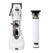 TPOB clipper front view showing compact professional design and quick-start benefit