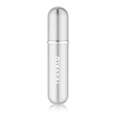 Demonstration of pumping Travalo from perfume bottle showing quick direct refilling benefit