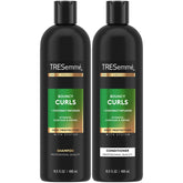 TRESemmé front packaging showing bottles and brand for clear identification