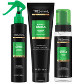 TRESemmé front packaging showing all three products and styling benefits