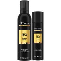 TRESemmé bundle front packaging showing both products and easy styling benefits