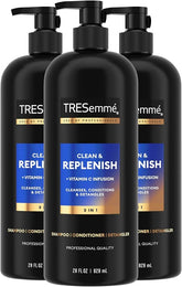 TRESemmé front packaging showing product and large size for long use