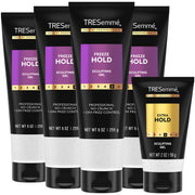 TRESemmé front packaging showing four full-size bottles for reliable hold