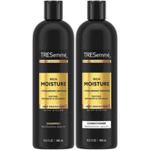 TRESemmé front packaging showing set and hydration benefit