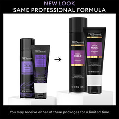 TRESemmé hairspray nozzle detail demonstrating precise, even spray