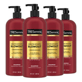 TRESemmé front packaging showing bottle and benefits