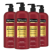 TRESemmé front packaging showing bottle and benefits