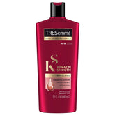 TRESemmé bottle front packaging showing sleek-branding and smoothing benefit