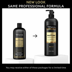 TRESemmé creamy shampoo lather texture demonstrating rich foam and hydration