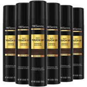 TRESemmé front packaging shows travel-size dark brown root spray for touch-ups