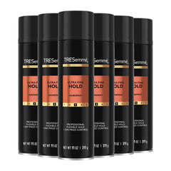 TRESemmé front packaging showing product and professional hold benefits