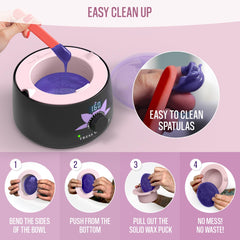Tress Wellness silicone liner inside wax warmer demonstrating secure, compatible fit