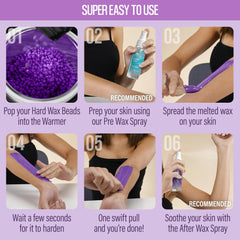 Tress Wellness in-use on bikini area showing clean hair removal