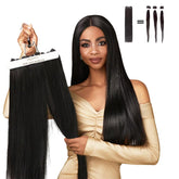 TRIIPPY front packaging showing straight bundles and brand reassurance