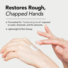 Triple Lanolin being dispensed from pump illustrating easy use and fast-absorbing benefit