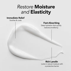 Triple Lanolin creamy texture close-up demonstrating rich lanolin for deep skin nourishment