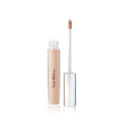 Trish McEvoy front packaging showing compact tube and branding benefit: professional finish