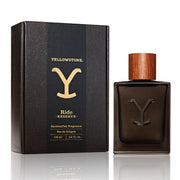 Tru Fragrance Beauty bottle front view showing warm amber liquid and bold label benefit: rugged signature