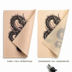 TrueSkin double-sided view showing both tattooable faces for extended use