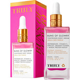Truly front bottle shot showing clean design and firming benefit