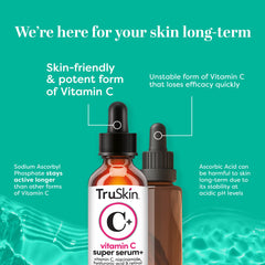 TruSkin ingredients label close-up showing actives for informed shoppers
