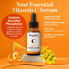 TruSkin serum drop close-up highlighting lightweight texture and hydration