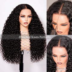 tsiyu close-up of HD transparent 13x6 lace benefit: seamless scalp appearance