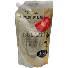 ファイントゥデイ TSUBAKI refill pouch front shows 600ml size and brand benefits