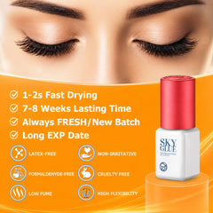 TUBeauty Sky Glue S+ cap and precision dropper for controlled application