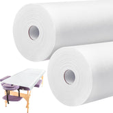 Tudomro front view of two white disposable rolls showing packaging and quantity benefit
