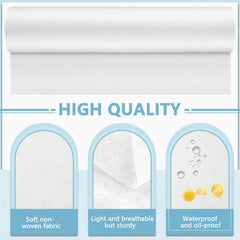 Tudomro sheet laid on massage table demonstrating hygienic protection during treatments