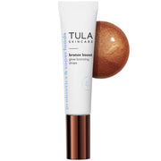 TULA front packaging showing bronzing drops bottle and label, easy-to-use glow